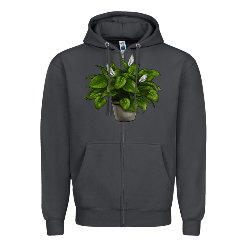 Peace Lily Zipper Hoodie by LillyAllenDesigns | Teevron