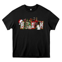 Black Faith Heavy Core Tee - CowhideDigitalArt