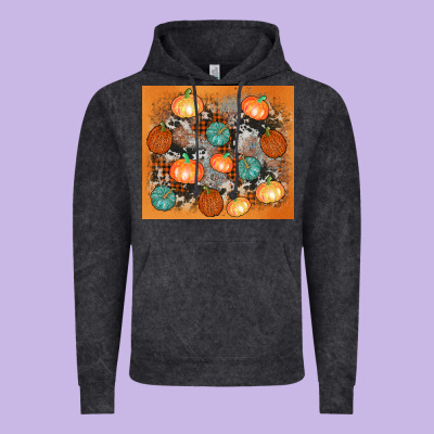 Cowhide Pumpkin Vintage Hoodie Designed By Adodesignshop