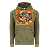 Vintage Olive cowhide pumpkin Vintage Hoodie - AdoDesignShop