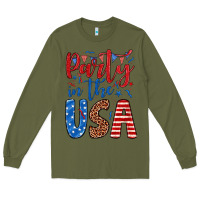 Army Green party in the usa Long Sleeve Tee - JahusDesignShop