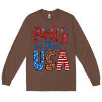 Chestnut party in the usa Long Sleeve Tee - JahusDesignShop