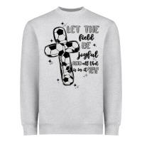 Heather Grey soccer Heavyweight Sweatshirt - MaliasSmallBusiness