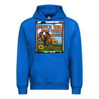 Cobalt western just a girl who loves horses Urban Hoodie - OliviaCreatesArt