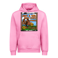 Fuchsia Pink western just a girl who loves horses Urban Hoodie - OliviaCreatesArt