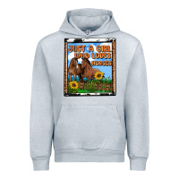 Heather Grey western just a girl who loves horses Urban Hoodie - OliviaCreatesArt