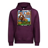 Mauve Wine western just a girl who loves horses Urban Hoodie - OliviaCreatesArt