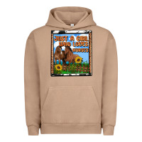 Pigment Burro western just a girl who loves horses Urban Hoodie - OliviaCreatesArt