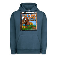 Pigment Midnight Navy western just a girl who loves horses Urban Hoodie - OliviaCreatesArt