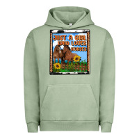 Pigment Oil Green western just a girl who loves horses Urban Hoodie - OliviaCreatesArt