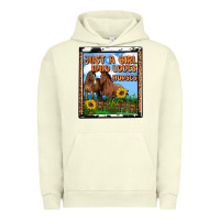 Pigment Pistachio western just a girl who loves horses Urban Hoodie - OliviaCreatesArt