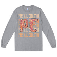 Heather Grey physical education Long Sleeve Tee - MaliasSmallBusiness