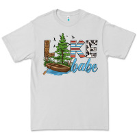 Dove Grey lake babe Premium Tee - HRA Design Shop