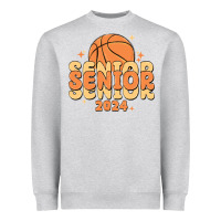 Heather Grey basketball senior 2024 Heavyweight Sweatshirt - MaliasSmallBusiness