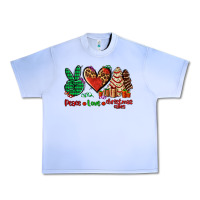 Grape Ice peace love Christmas cakes Urban Heavy Tee - AdoDesignShop