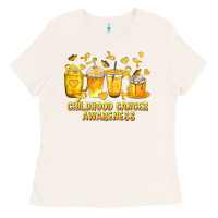 Bone Childhood Cancer Awareness Coffee Cups Ladies Tee - texasbilliewilder
