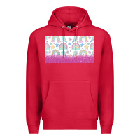 Cardinal doodle doodle rainbow Premium Hoodie - TumblerDesignByShophia