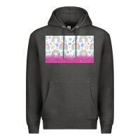 Charcoal Heather doodle doodle rainbow Premium Hoodie - TumblerDesignByShophia