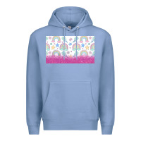 Colony Blue doodle doodle rainbow Premium Hoodie - TumblerDesignByShophia