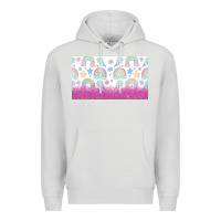 Dove Grey doodle doodle rainbow Premium Hoodie - TumblerDesignByShophia
