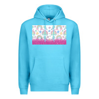 Ocean Blue doodle doodle rainbow Premium Hoodie - TumblerDesignByShophia