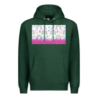 Sports Green doodle doodle rainbow Premium Hoodie - TumblerDesignByShophia