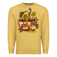 Antique Gold Wild About Fall Premium Sweatshirt - texasbilliewilder