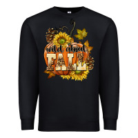 Black Wild About Fall Premium Sweatshirt - texasbilliewilder