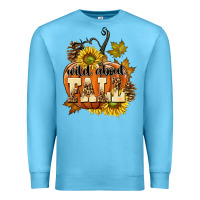 Ocean Blue Wild About Fall Premium Sweatshirt - texasbilliewilder