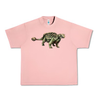 Salmon Ankylosaurus T-Rex Urban Heavy Tee - LillyAllenDesigns