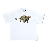 White Ankylosaurus T-Rex Urban Heavy Tee - LillyAllenDesigns