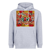 Heather Grey Viva Mexico Heavyweight Hoodie - texasbilliewilder
