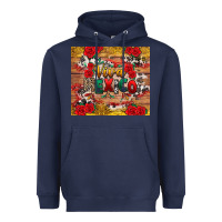 Navy Viva Mexico Heavyweight Hoodie - texasbilliewilder