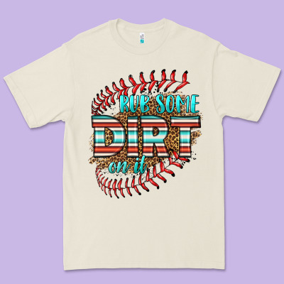Rub Some Dirt On It Softball Premium Tee Designed By Hra Design Shop
