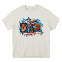 Cream American Dad  4th of july Heavy Core Tee - CowGirlArtShop