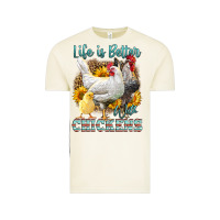 Vintage Arctic Western Life Is Better With Chickens Vintage Tee - LillyAllenDesigns