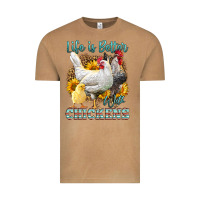 Vintage Camel Western Life Is Better With Chickens Vintage Tee - LillyAllenDesigns