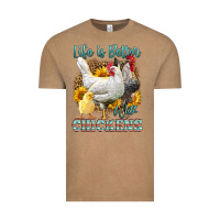 Vintage Coffee Western Life Is Better With Chickens Vintage Tee - LillyAllenDesigns