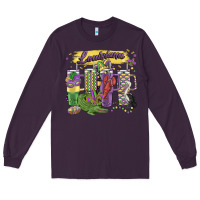 Plum obsessive cup disorder mardi gras Long Sleeve Tee - MaliasSmallBusiness