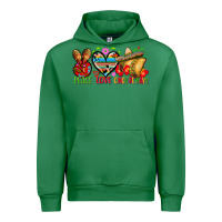 Emerald Peace love cinco de mayo Urban Hoodie - FaDigitalArtStudio