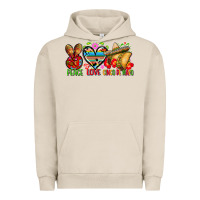 Pigment French Oak Peace love cinco de mayo Urban Hoodie - FaDigitalArtStudio