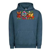 Pigment Midnight Navy Peace love cinco de mayo Urban Hoodie - FaDigitalArtStudio