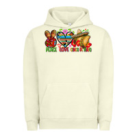 Pigment Pistachio Peace love cinco de mayo Urban Hoodie - FaDigitalArtStudio