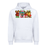 White Peace love cinco de mayo Urban Hoodie - FaDigitalArtStudio