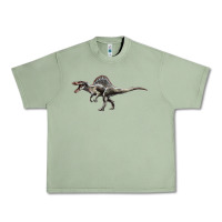 Oil Green Spinosaurus Urban Heavy Tee - LillyAllenDesigns