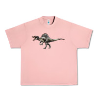 Salmon Spinosaurus Urban Heavy Tee - LillyAllenDesigns