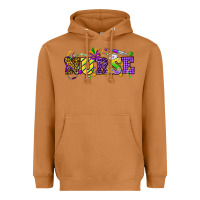 Meerkat Mardi Gras Day Nurse Heavyweight Hoodie - NancyCooperArtShop