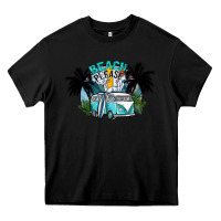 Black beach please Heavy Core Tee - SublimationCraftShop