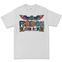 Dove Grey freedom john Premium Tee - CowhideDigitalArt