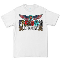 White freedom john Premium Tee - CowhideDigitalArt